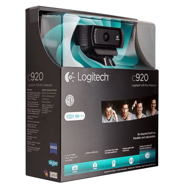 Webcam Logitech HD Pro C920 Full HD