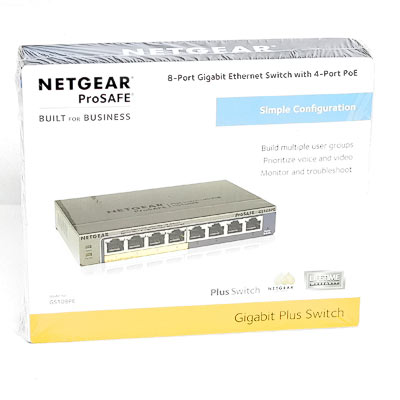 Netzwerk Switch POE 8Port Netgear GS108P